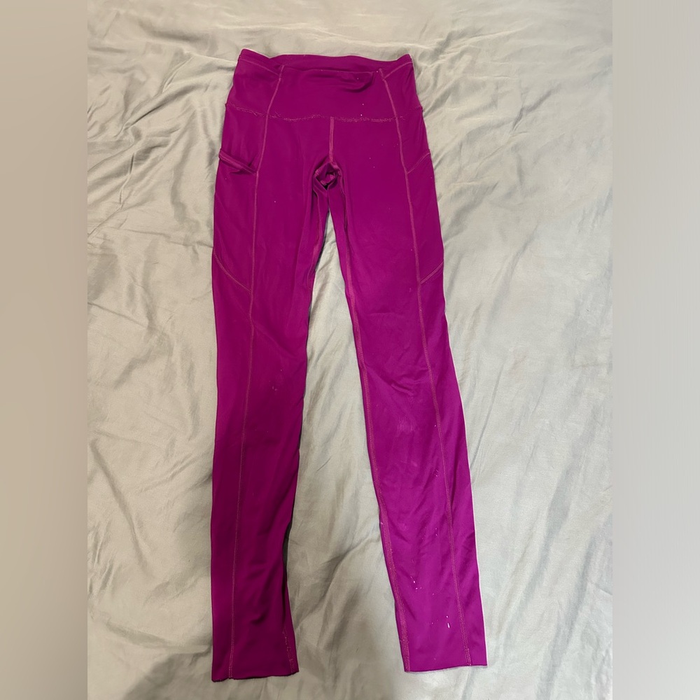 Lululemon fast and free high rise leggings 25” rough hem - Picture 3 of 4
